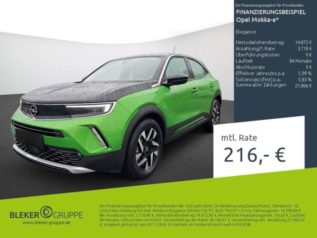 Opel Mokka-e bei Sportwagen.expert - Hauptabbildung Opel Mokka-e bei Sportwagen.expert - Hauptabbildung