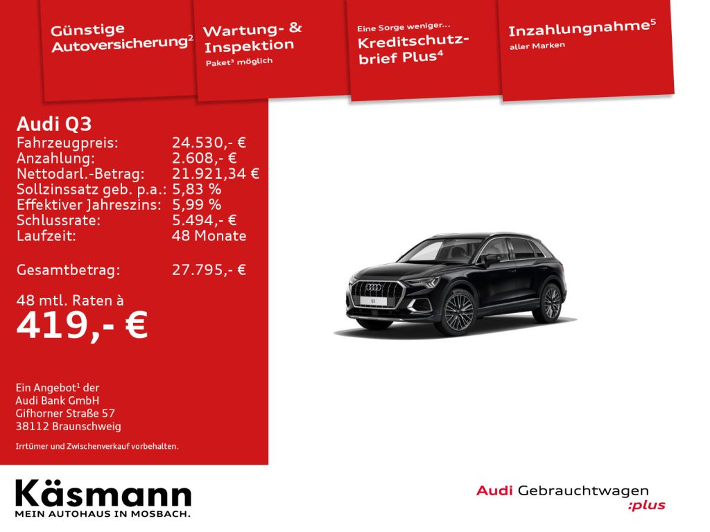 Audi Q3 bei Sportwagen.expert - Hauptabbildung Audi Q3 bei Sportwagen.expert - Hauptabbildung