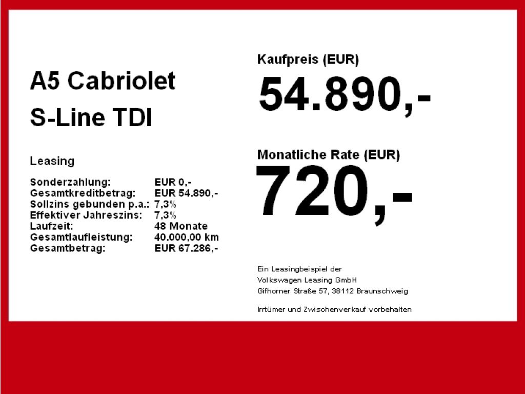 Audi A5 Cabriolet bei Sportwagen.expert - Hauptabbildung Audi A5 Cabriolet bei Sportwagen.expert - Hauptabbildung