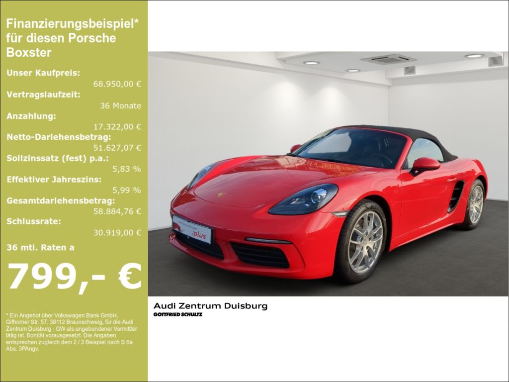 Porsche Boxster bei Sportwagen.expert - Hauptabbildung