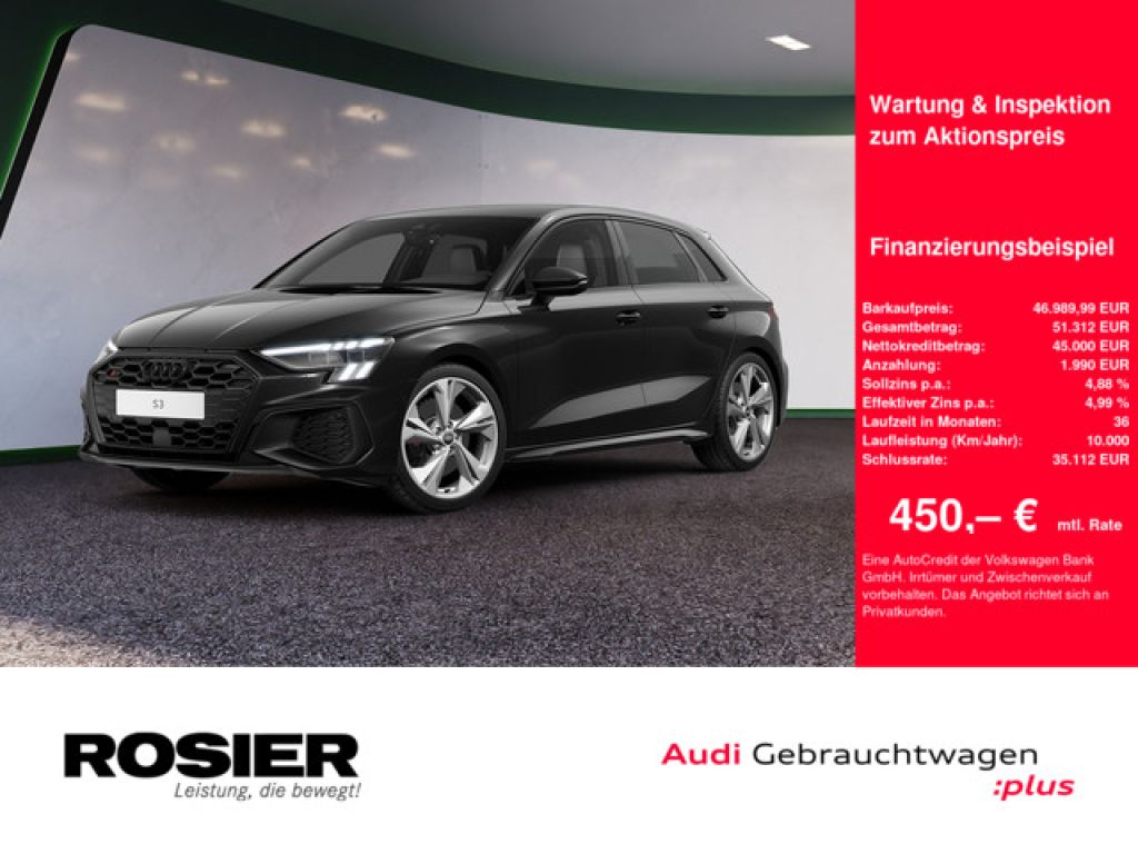Audi S3 Sportback bei Sportwagen.expert - Hauptabbildung Audi S3 Sportback bei Sportwagen.expert - Hauptabbildung