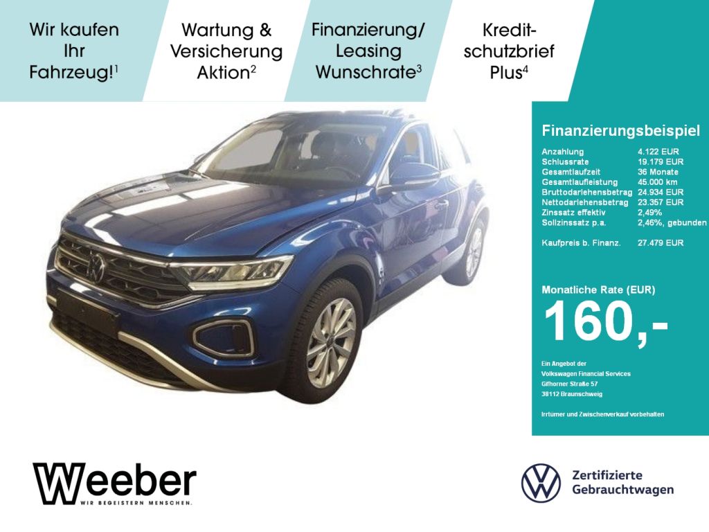 VW T-Roc bei Sportwagen.expert - Hauptabbildung VW T-Roc bei Sportwagen.expert - Hauptabbildung