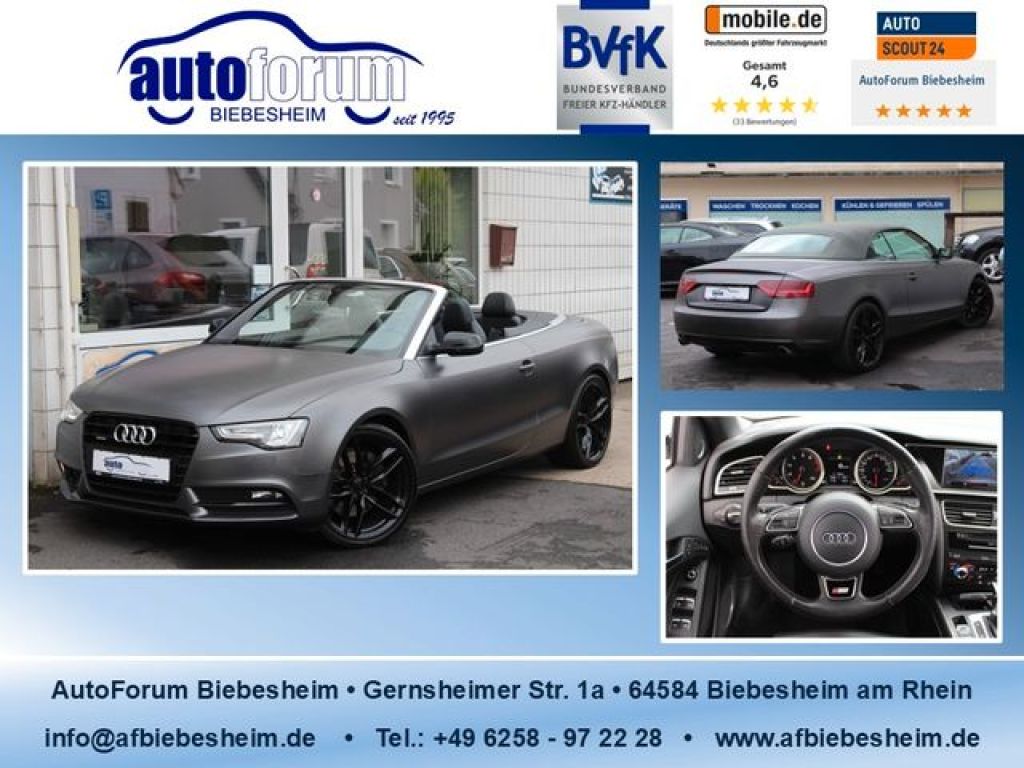 Audi A5 Cabriolet bei Sportwagen.expert - Hauptabbildung Audi A5 Cabriolet bei Sportwagen.expert - Hauptabbildung