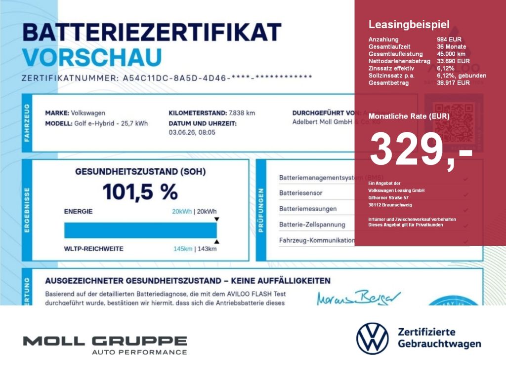VW Golf bei Sportwagen.expert - Hauptabbildung VW Golf bei Sportwagen.expert - Hauptabbildung