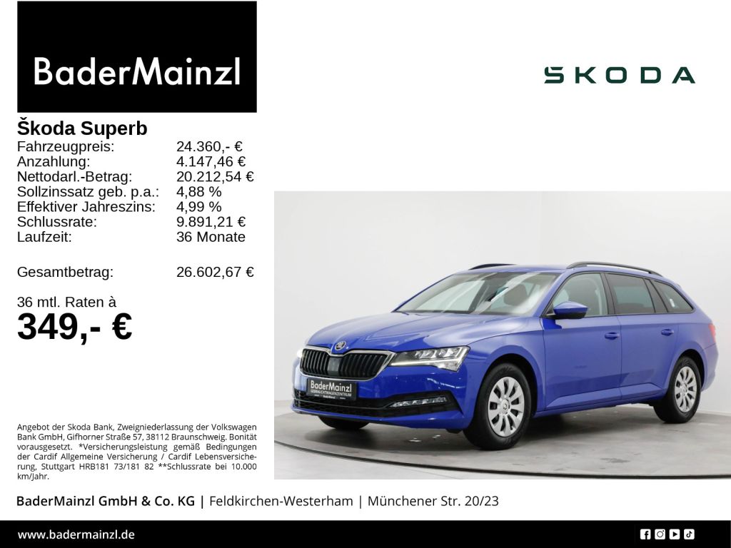 Skoda Superb bei Sportwagen.expert - Hauptabbildung Skoda Superb bei Sportwagen.expert - Hauptabbildung