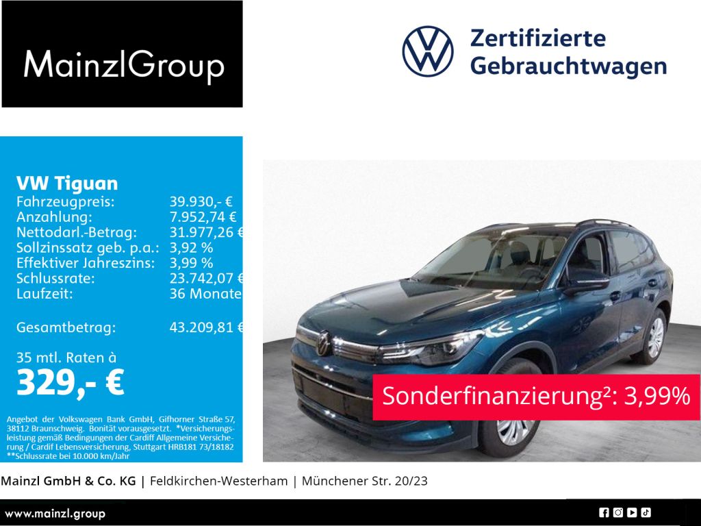 VW Tiguan bei Sportwagen.expert - Hauptabbildung VW Tiguan bei Sportwagen.expert - Hauptabbildung