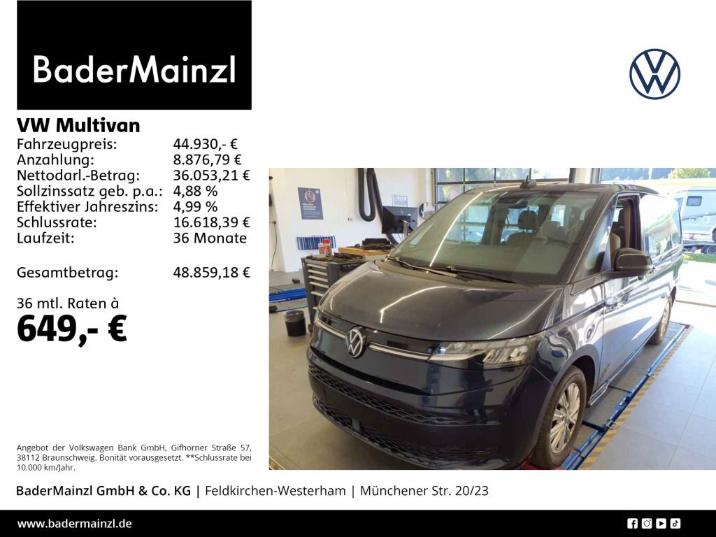 VW Multivan bei Sportwagen.expert - Hauptabbildung VW Multivan bei Sportwagen.expert - Hauptabbildung