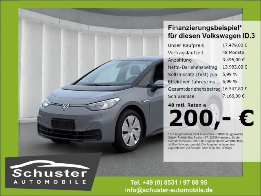 VW ID.3 bei Sportwagen.expert - Hauptabbildung VW ID.3 bei Sportwagen.expert - Hauptabbildung