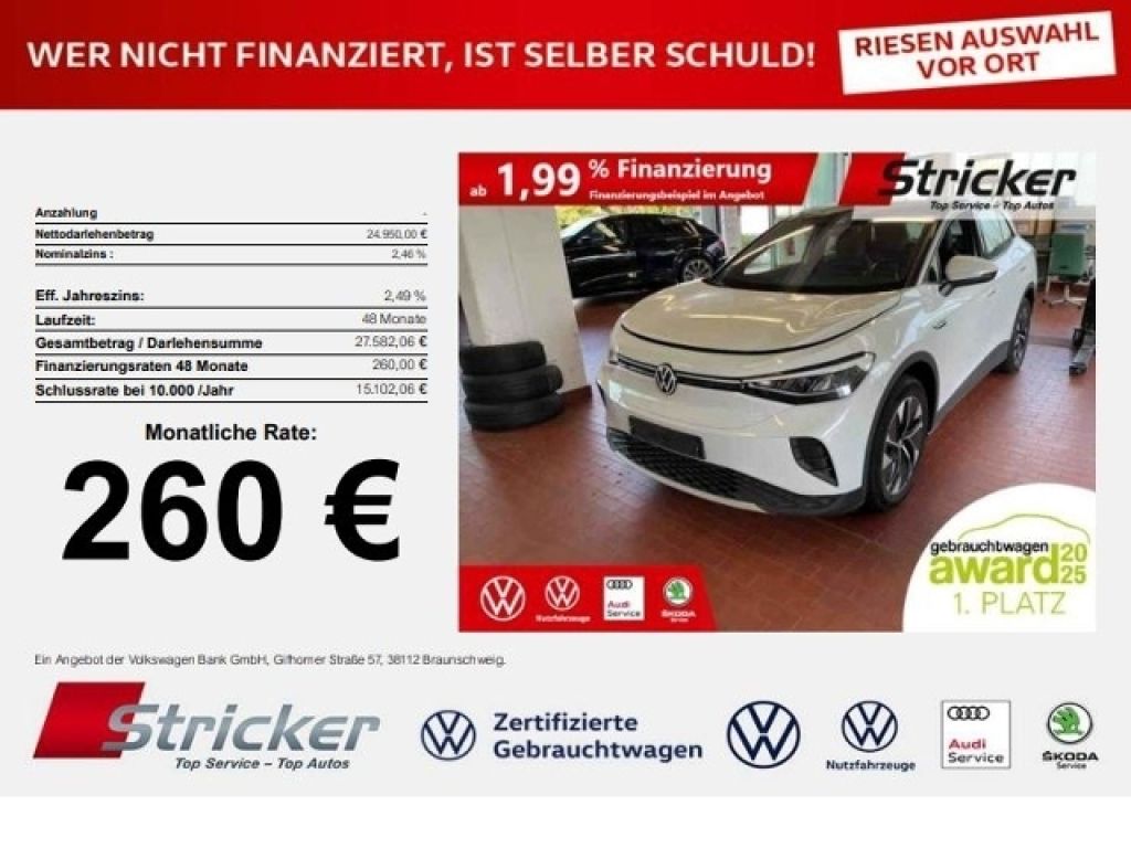 VW ID.4 bei Sportwagen.expert - Hauptabbildung VW ID.4 bei Sportwagen.expert - Hauptabbildung