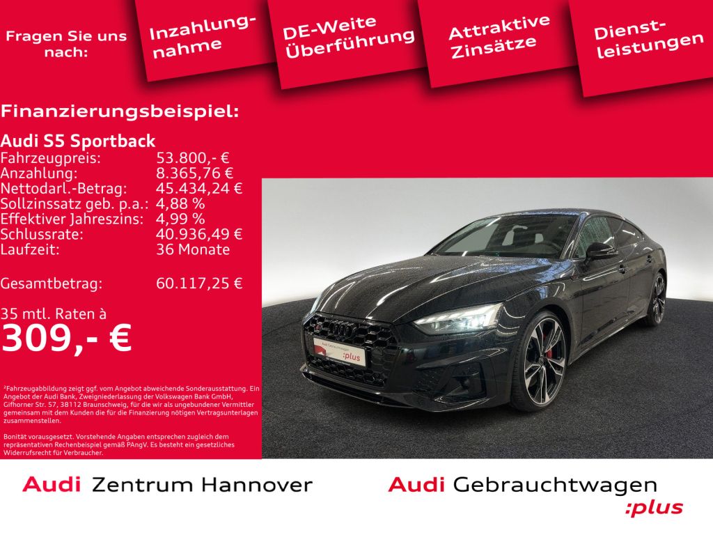 Audi S5 Sportback bei Sportwagen.expert - Hauptabbildung Audi S5 Sportback bei Sportwagen.expert - Hauptabbildung